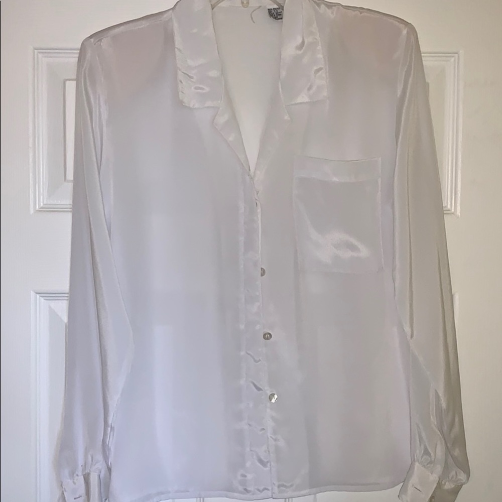 Vintage White button down shirt